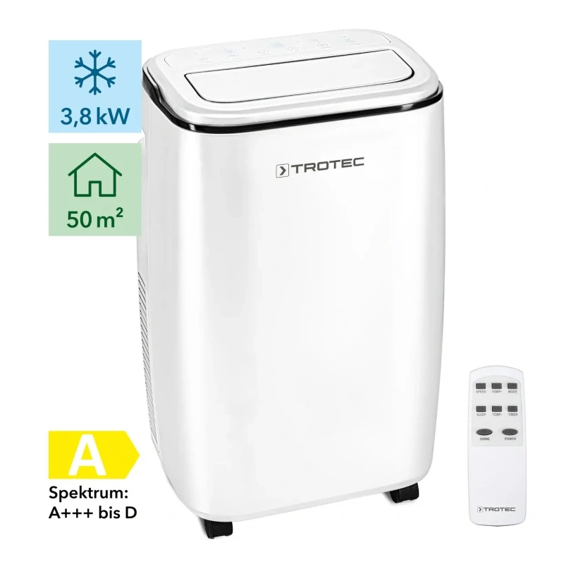 Mobilná klimatizácia PAC 3800 S Trotec - 3,8 kW (13 000 Btu/h) - zadarmo tesnenie do okien AirLock 100 Trotec
