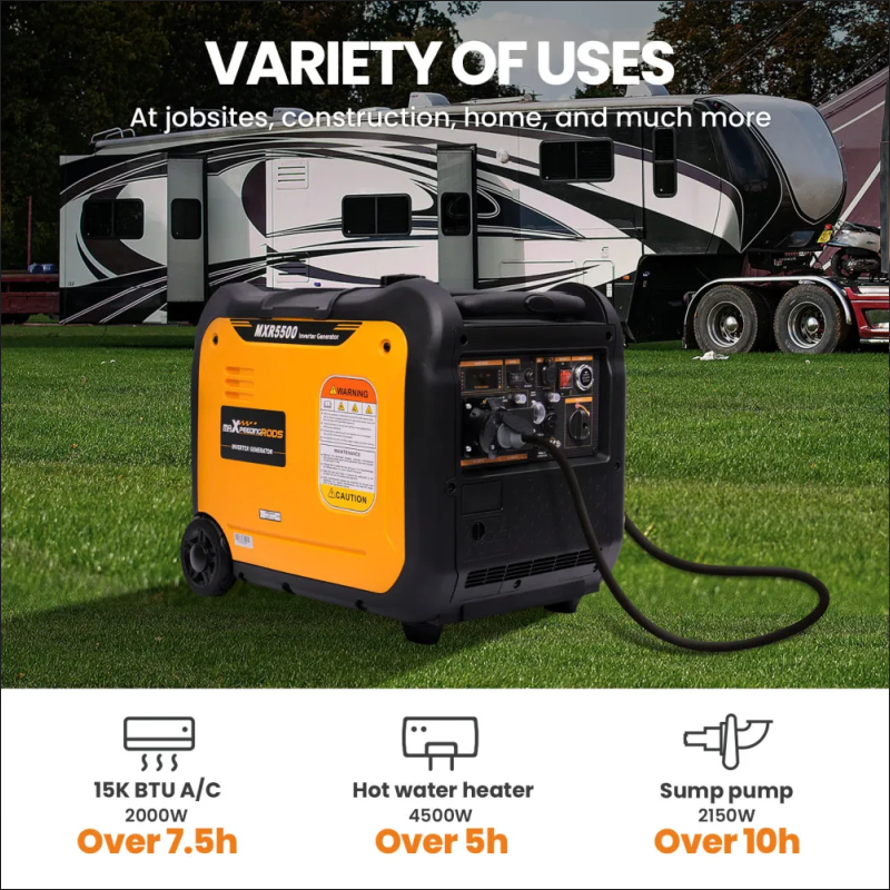 Invertorová elektrocentrála MXR5500i maXpeedingrods - 5,5 kW, 2x230V