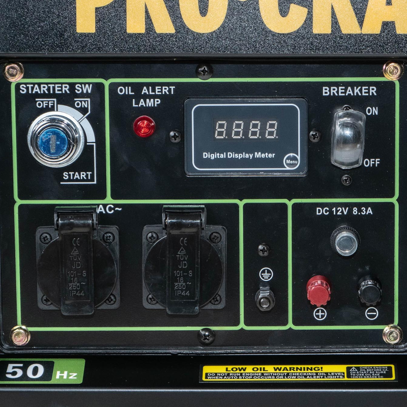 Dieselová elektrocentrála Procraft DP35 - 3,3 kW