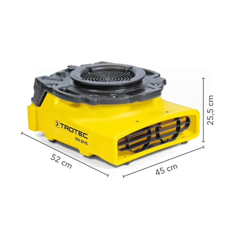 Profesionálny radiálny ventilátor TFV29FS Trotec - 1150 m?/h