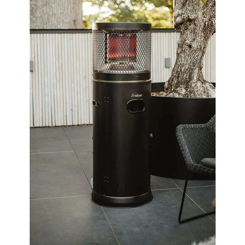 Plynové terasové ohrievanie POLO 2.0 Enders čierne vrátane ochranného krytu - 115 cm, 6 kW