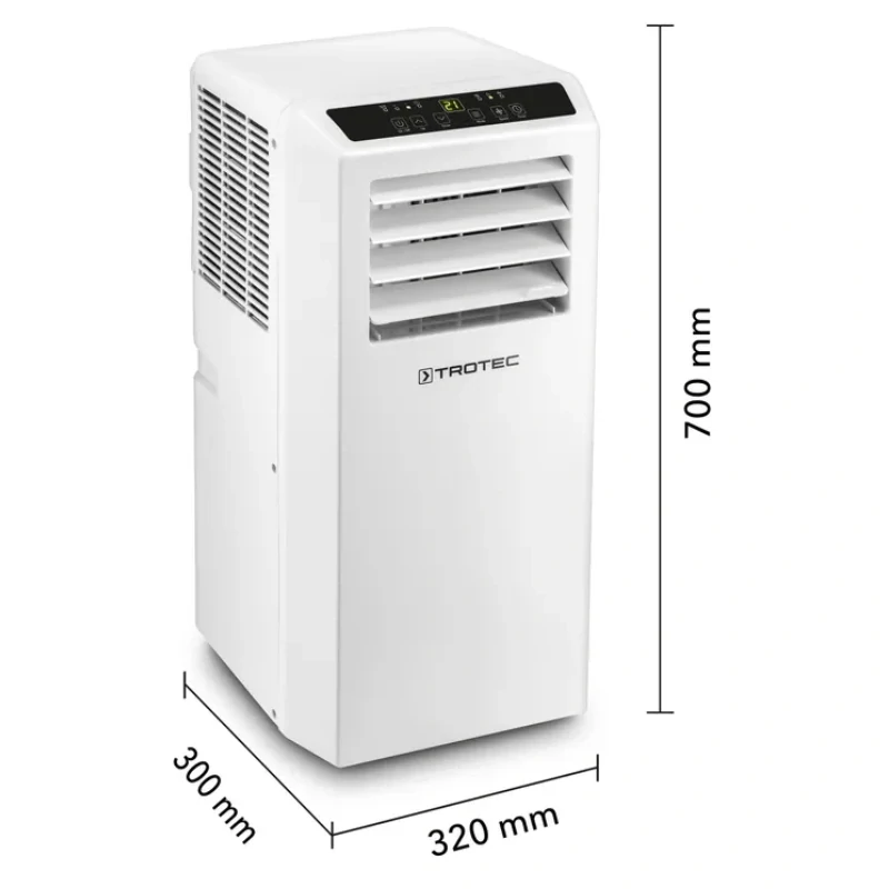 Mobilná klimatizácia PAC 2610 S Trotec - 2,6 kW (9000 Btu/h) – zdarma tesnenie do okien Airlock 100 Trotec