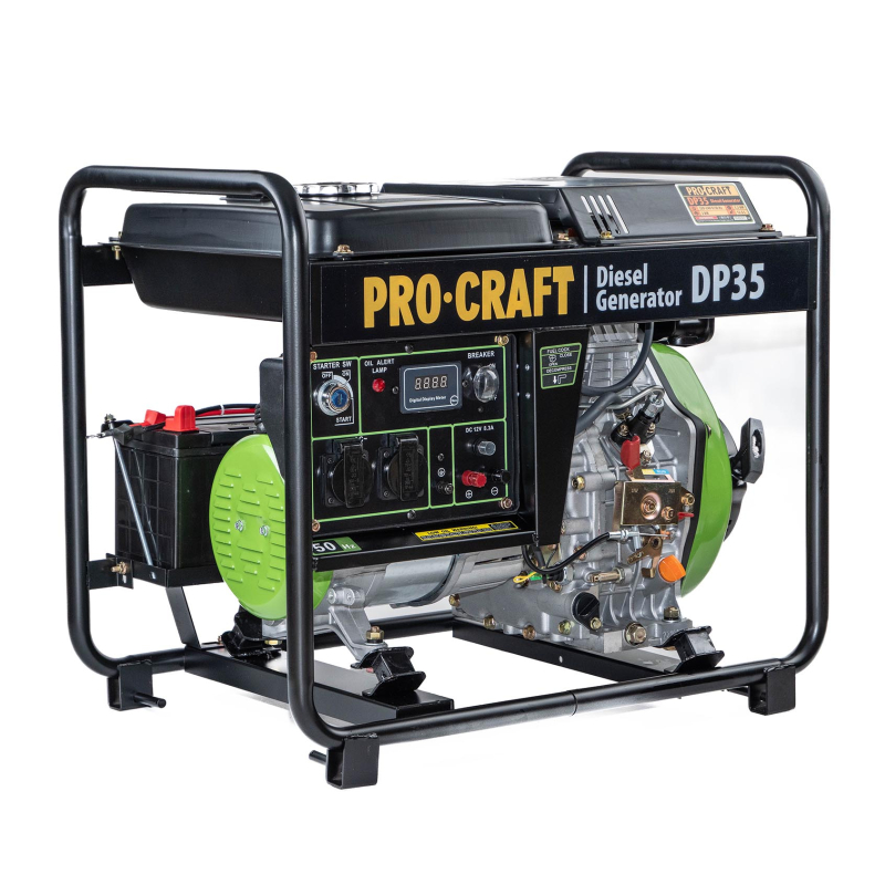 Dieselová elektrocentrála Procraft DP35 - 3,3 kW