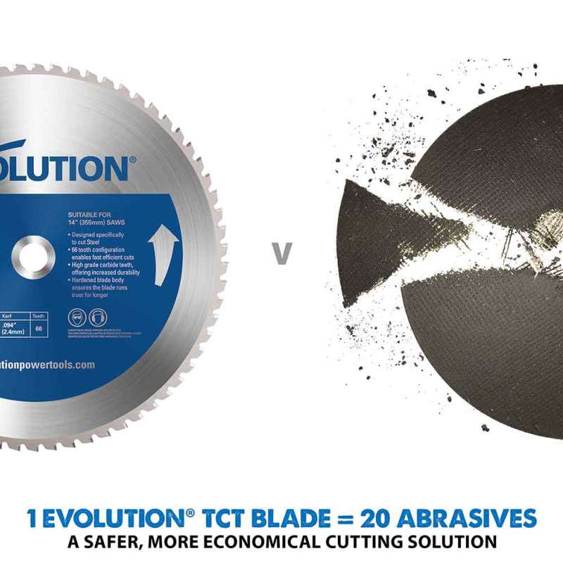 Pilový kotúč na oceľ Evolution - 355x25,4x2,4 mm (66z)