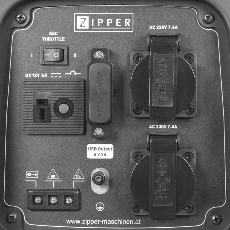 Invertorová elektrocentrála ZI-STE2000IV Zipper - 2,0 kW, 2x230V
