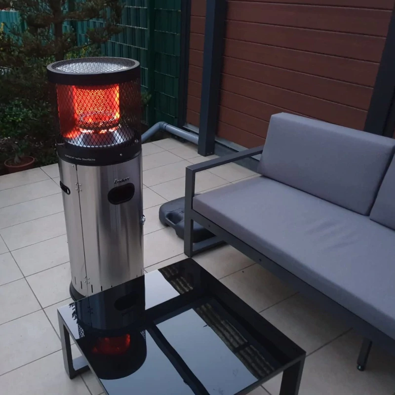 Plynové terasové ohrievače POLO 2.0 Enders vrátane ochranného krytu - 115 cm, 6 kW