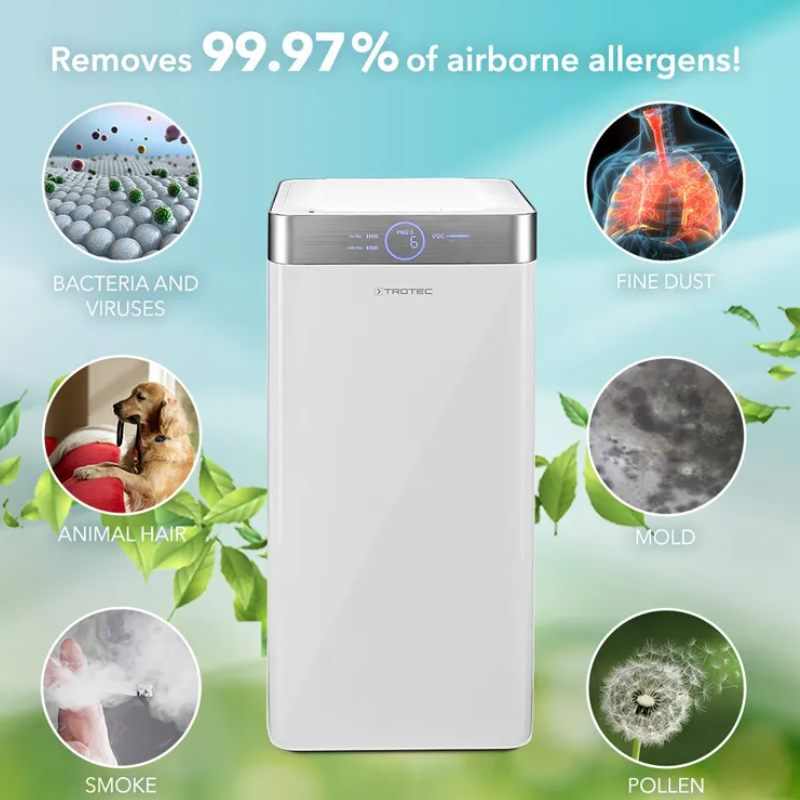 Dizajnový čistič vzduchu AirgoClean® 200 E Trotec