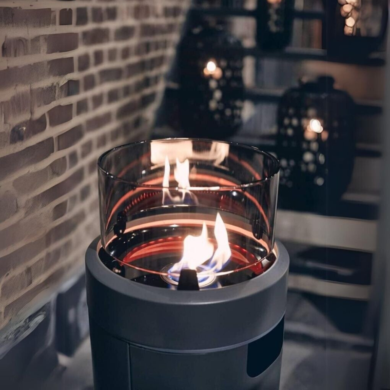 Plynové ohnisko Enders Nova Led L - šedé