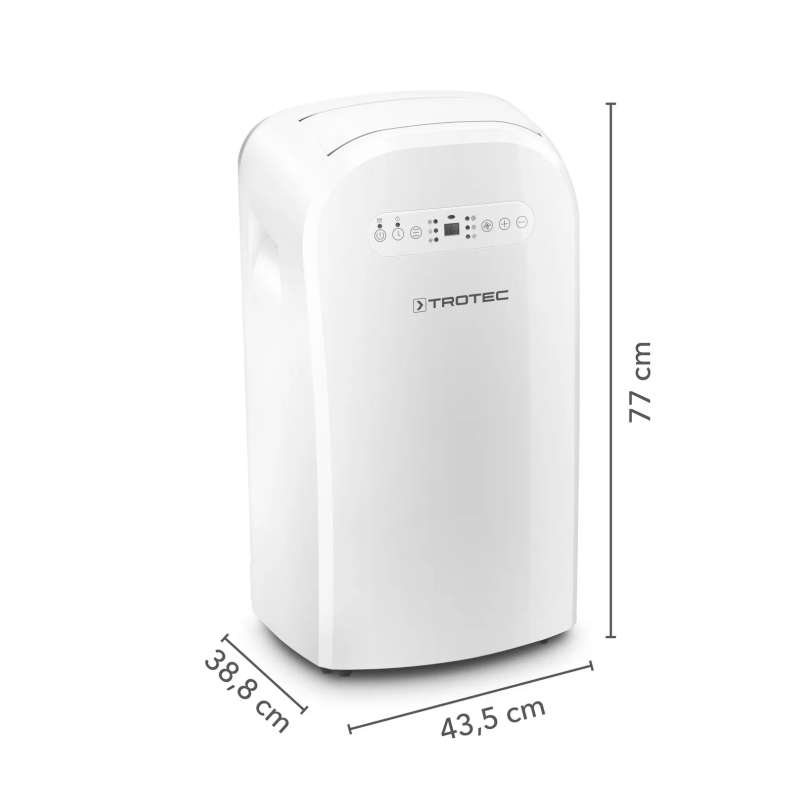 Mobilná klimatizácia PPAC 3500 Trotec – 3,5 kW (12000 Btu/h) – zdarma tesnenie do okien Airlock 100 Trotec