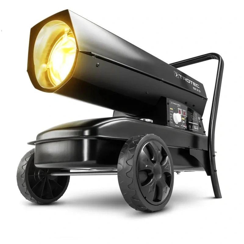 Nafťové topidlo s priamym spaľovaním IDX50D TROTEC - 50 kW, 1100 m?/h, termostat