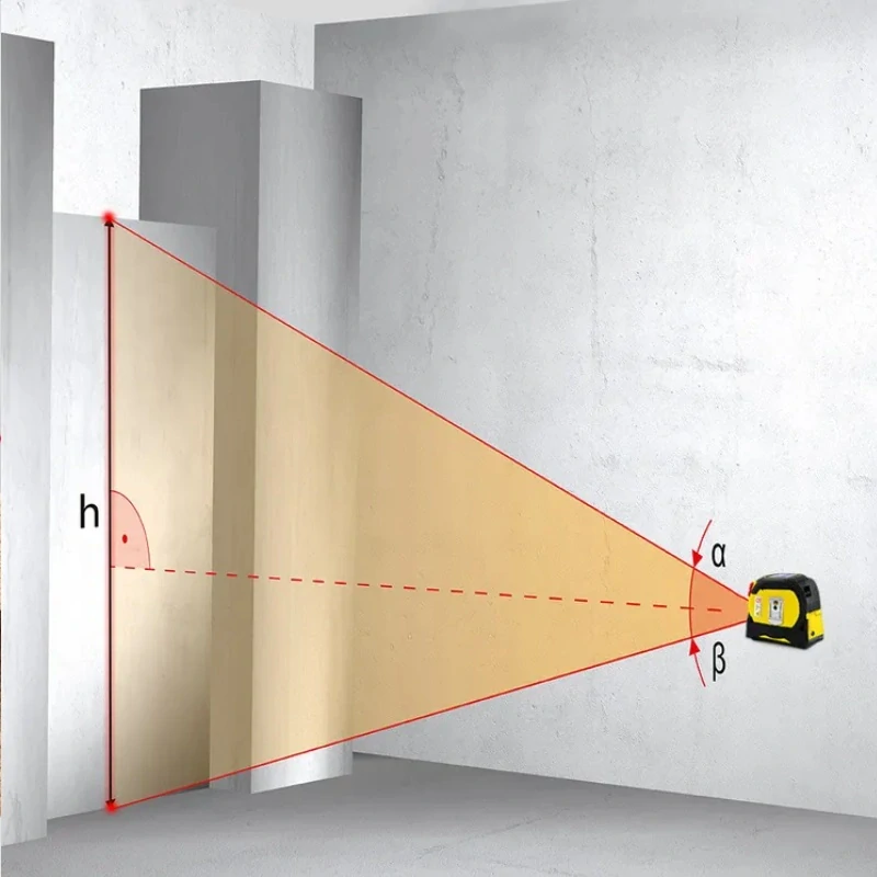Svinovací meter 5m + laserový diaľkomer 40m + krížový laser BD8M Trotec