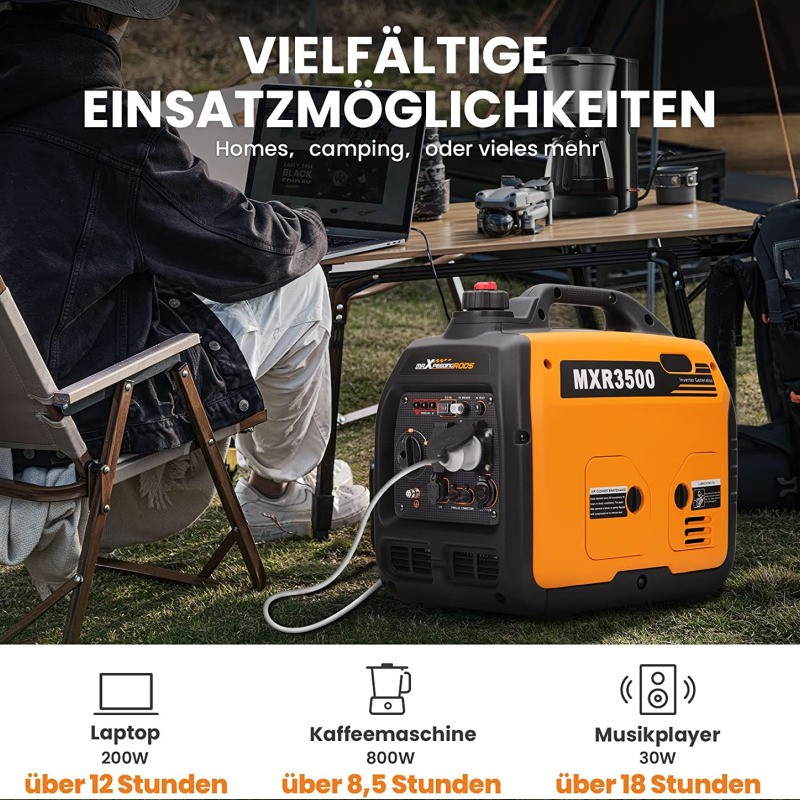 Invertorová elektrocentrála MXR3500 maXpeedingrods - 3,3 kW, 2x230V