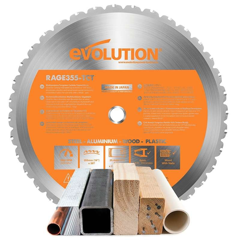 Multifunkčný pilový kotúč EVOLUTION RAGE - 210