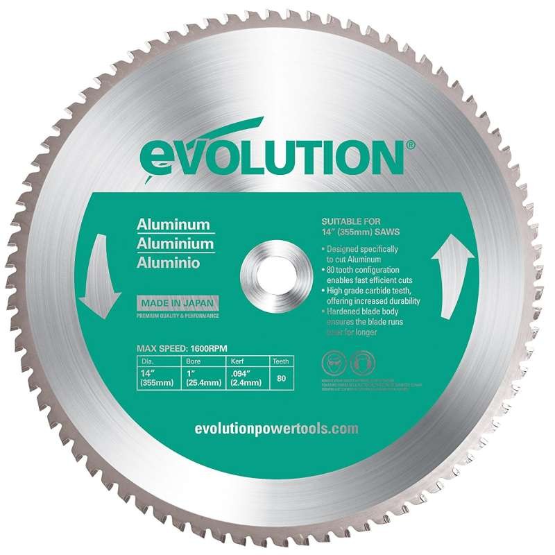 Pilový kotúč na hliník EVOLUTION - 355x25,4x2,4mm (80z)
