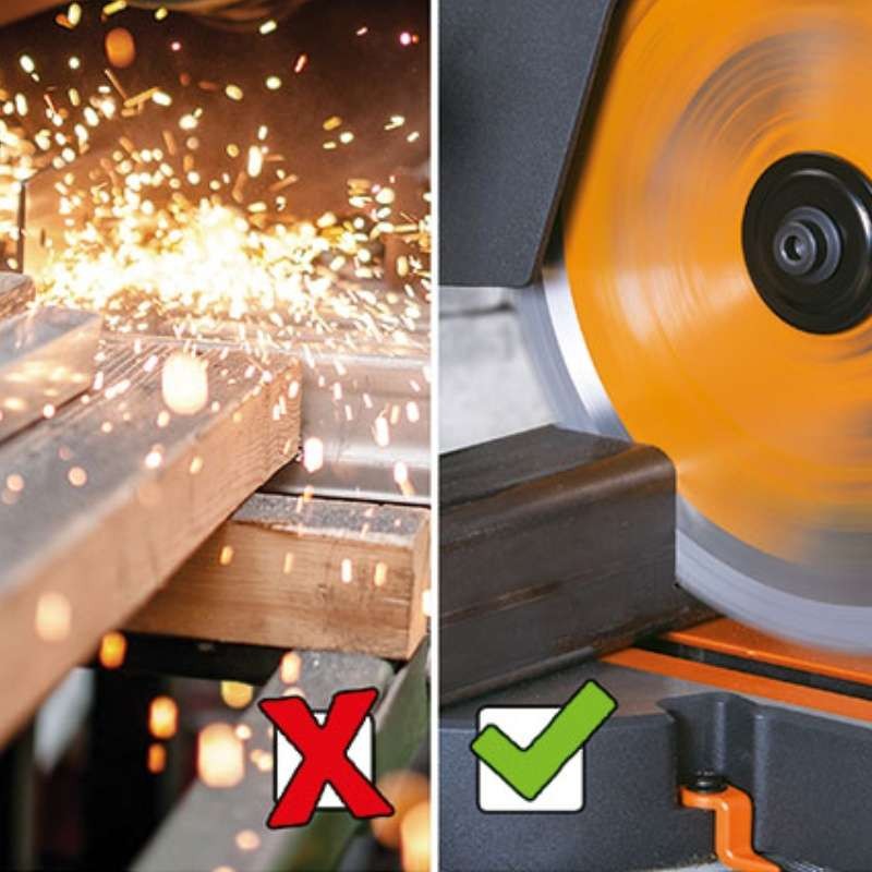 Multifunkčná pokosová pila R210SMS-300+ EVOLUTION - ? 210 mm, 1500W