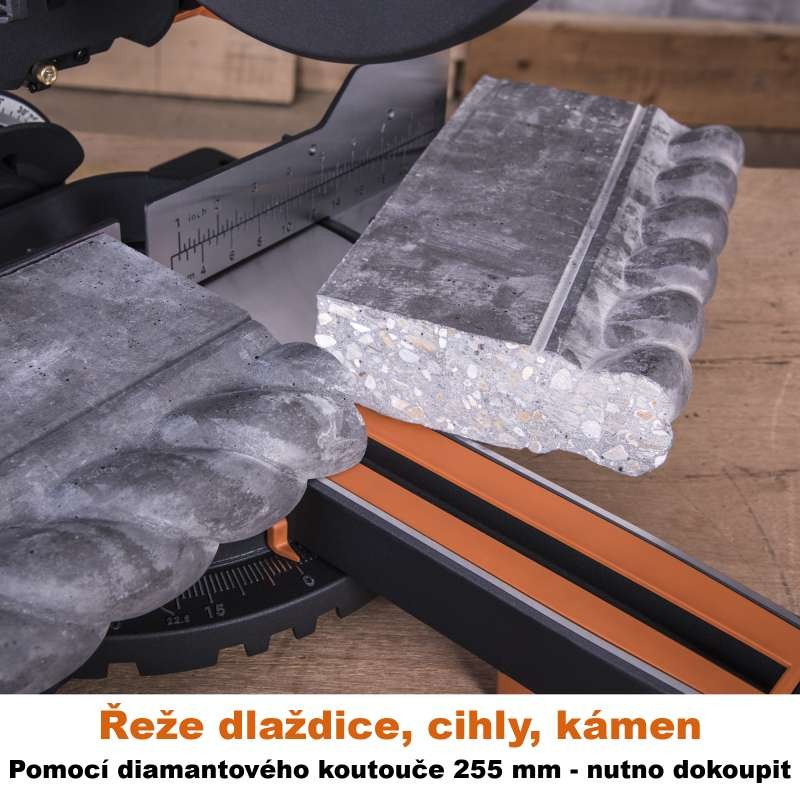 Multifunkčná pokosová pila R255SMS+ Evolution - 2 kW, ? 255 mm