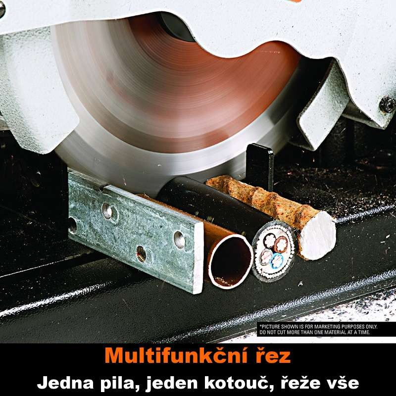 Multifunkčná stolná pila RAGE 4 TCT EVOLUTION, ? 185 mm