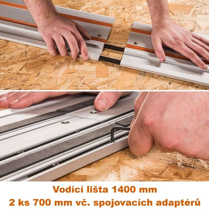 Vodiacu líštu pre okružnú (kotúčovú) a ponornú pílu ST 1400 Evolution - 1,4 m