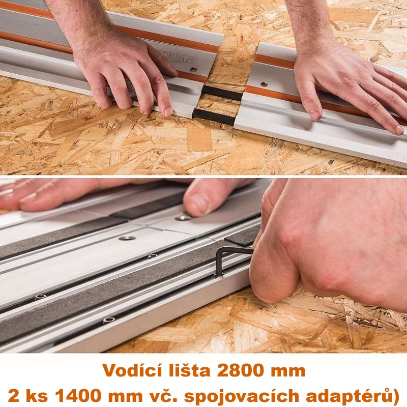 Vodiacu líštu pre okružnú (kotúčovú) a ponornú pílu ST2800 Evolution - 2,8 m