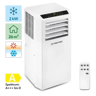 Mobilná klimatizácia  PAC 2010 SH Trotec - 1,8 kW (7000 Btu/h) – zdarma tesnenie do okien Airlock 100 Trotec