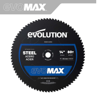 Profesionálny kotúč na oceľ s cermet-karbidovými zubami EVOMAX 355 Evolution - 355x25,4x2,4mm (80z)