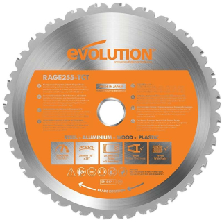 Multifunkčný pilový kotúč EVOLUTION RAGE - 255x25,4x2 mm (28z)