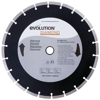Diamantový kotúč EVOLUTION (tehla, betón, kameň, obklady...) - 305