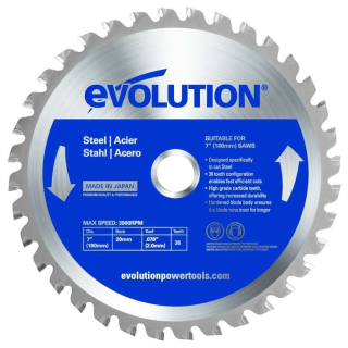 Pilový kotúč na oceľ Evolution - 180x20x2mm (36z)